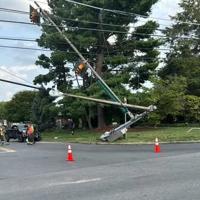 Pickup truck crashes into utility pole, disrupts traffic in Palmer Township intersection | Easton Area