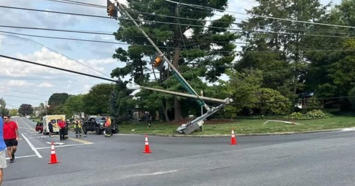Pickup truck crashes into utility pole at Palmer Twp. intersection | Easton Area