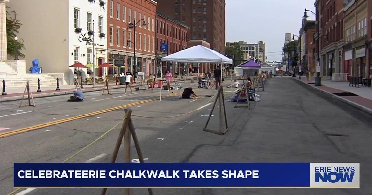 CelebrateErie Chalkwalk Takes Shape in Downtown Erie | News