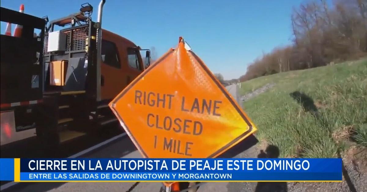 Cierre en la autopista de peaje de Pensilvania este domingo | Noticias