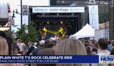 Plain White T’s Headline Celebrate Erie as Crowds Fill State Street | News