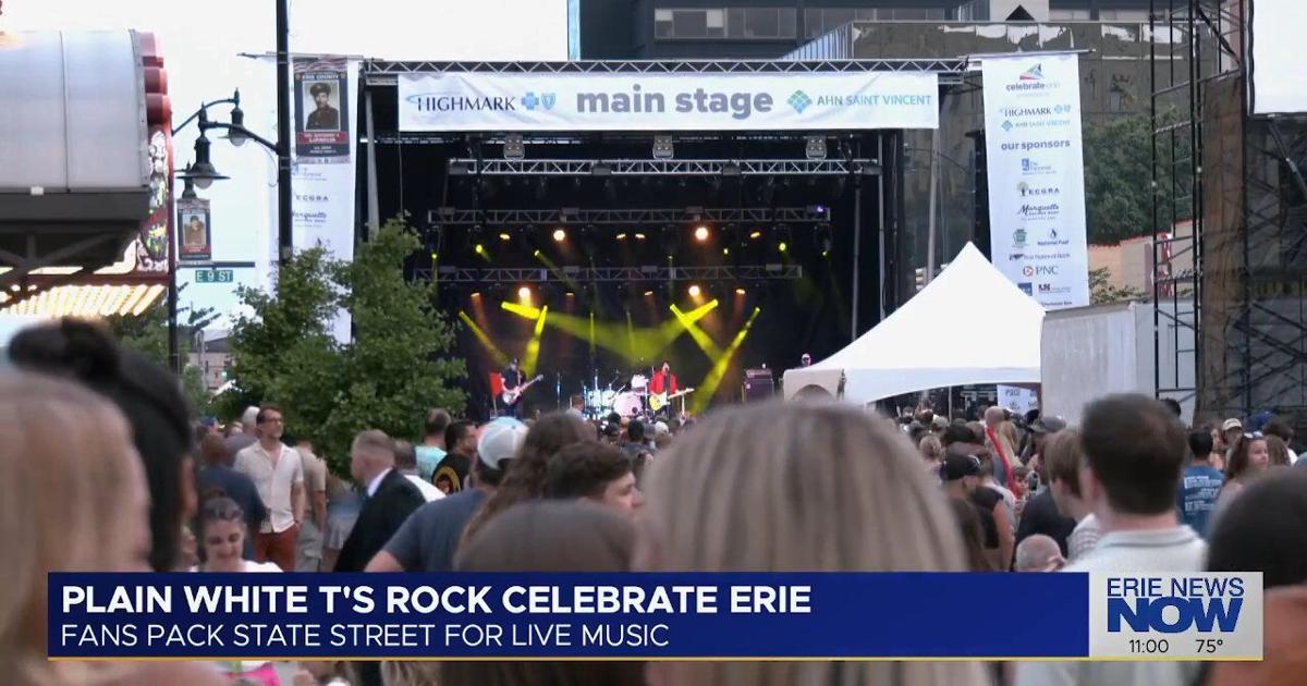 Plain White T’s Headline Celebrate Erie as Crowds Fill State Street | News