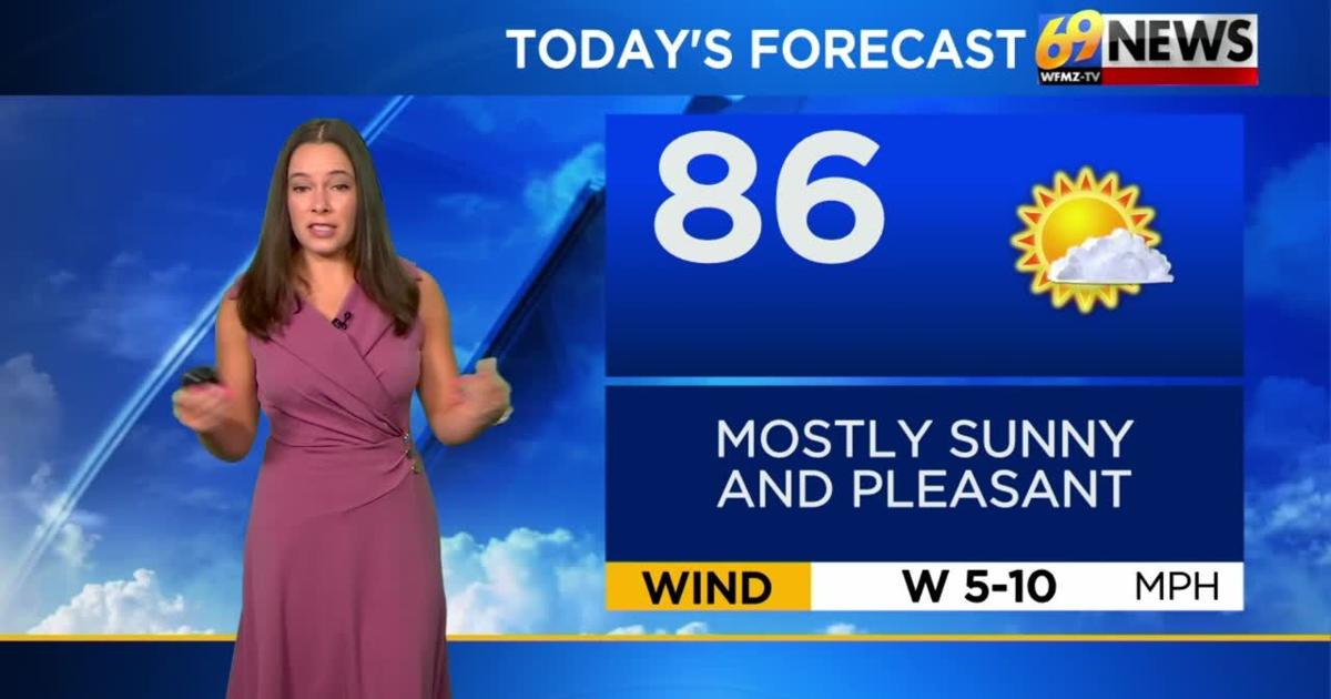 Sunnier Wednesday; Showers return Thursday | Weather