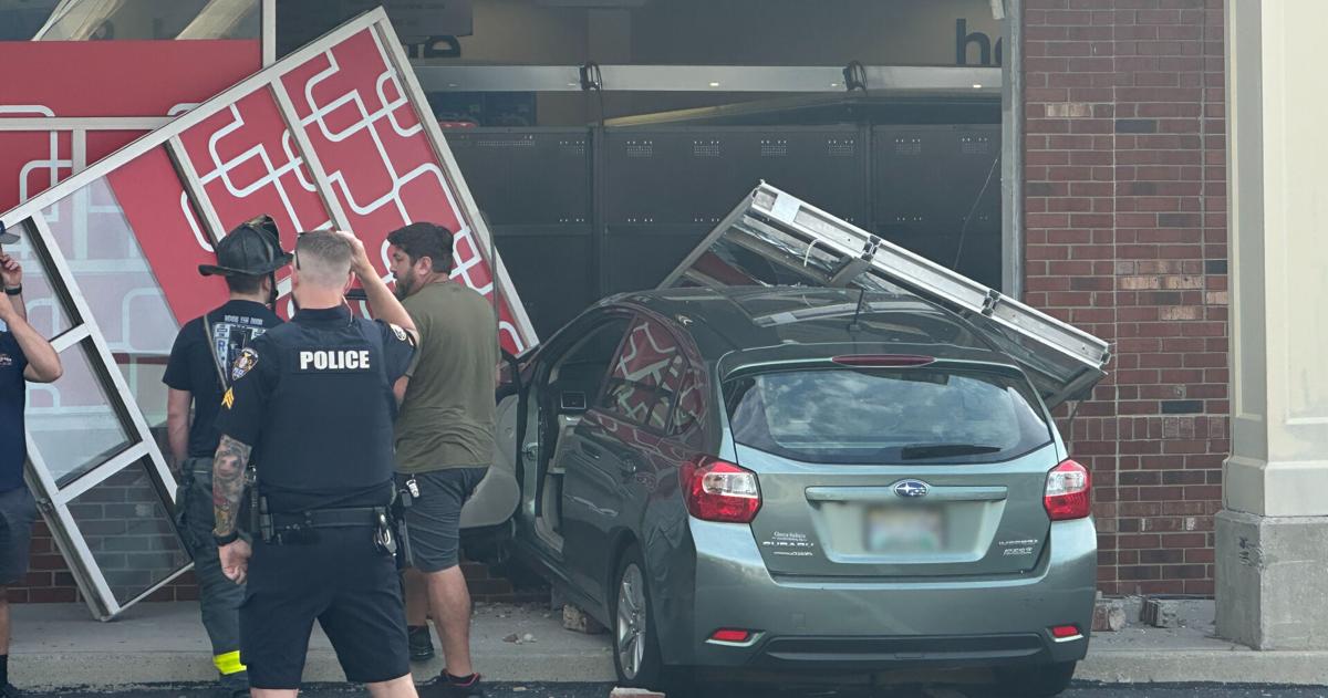 Car drives partially through South Whitehall CVS, minor injuries reported | Allentown Area