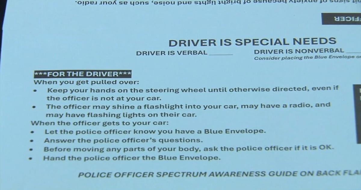 Blue Envelope Program comes to Berks County, aims to help adults with autism communicate with police | Reading Area