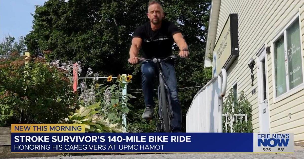 Erie Man Starts 140‑Mile Ride to Thank UPMC Hamot Staff | News