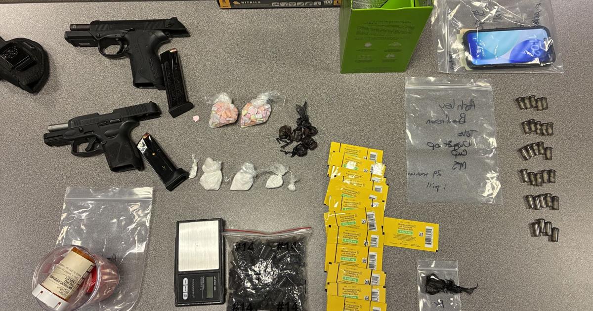 Reading man in custody for possession of illegal firearms, nearly $10,000 of drugs | Reading Area