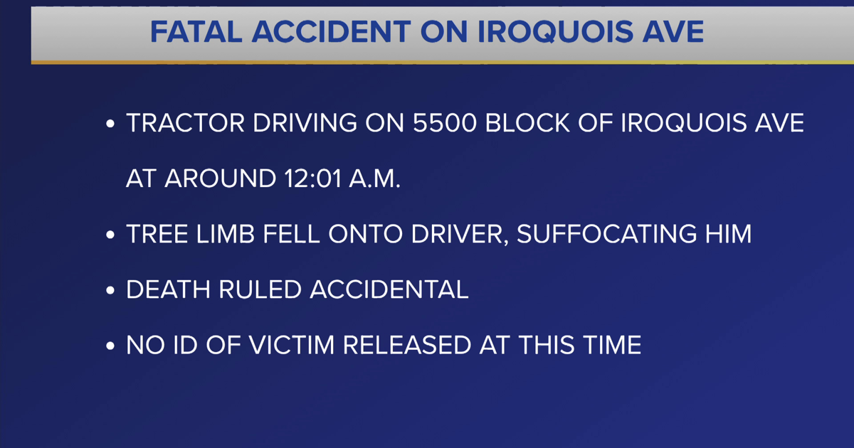 75-Year-Old Tractor Driver Killed After Tree Limb Falls | News