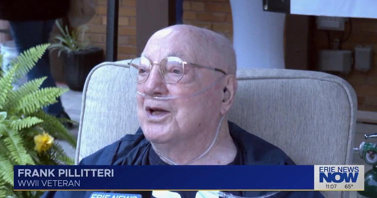 Erie WWII Veteran Frank Pillitteri Celebrates 100th Birthday Surrounded by Family and Friends | News