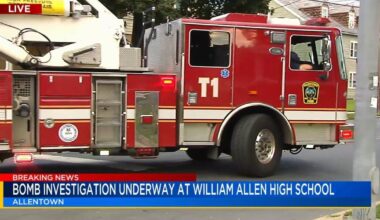 William Allen High School students dismissed early on 1st day of school after bomb threat | Allentown Area