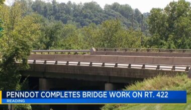 422 East bridge repairs completed early, both lanes now reopened | Berks Traffic