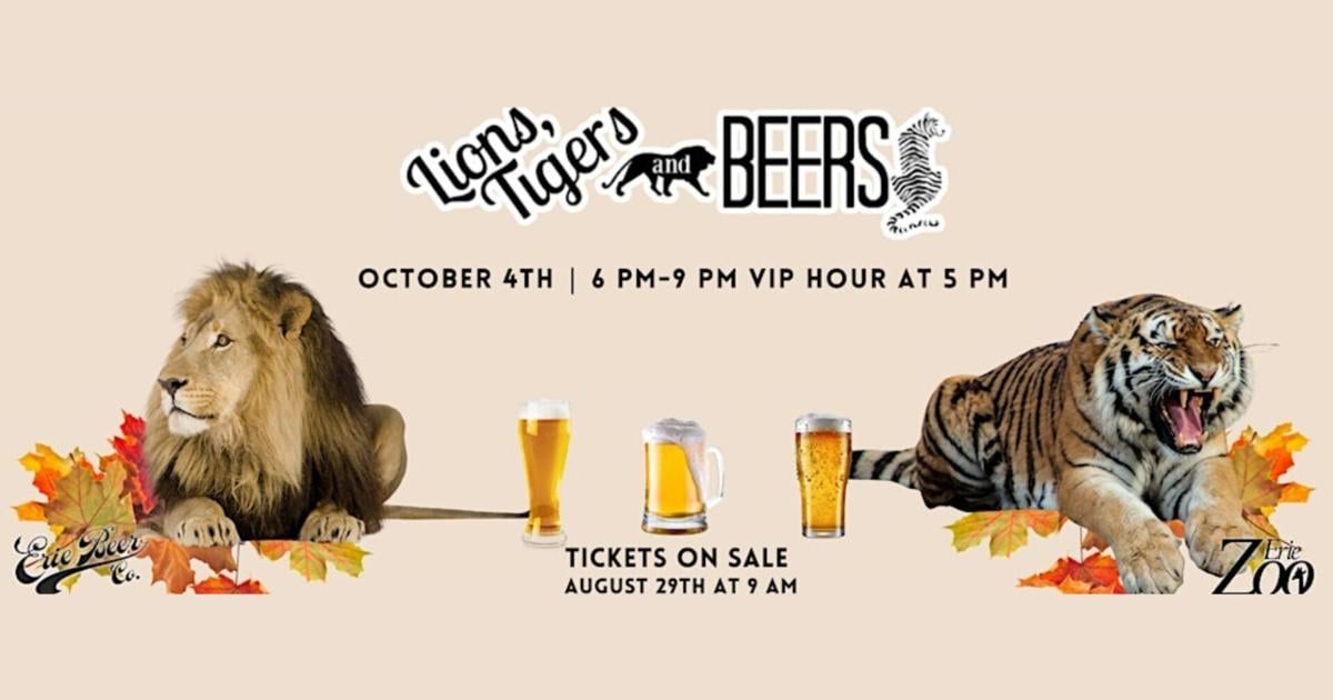 Lions, Tigers, & Beers Returns to the Erie Zoo This October | News