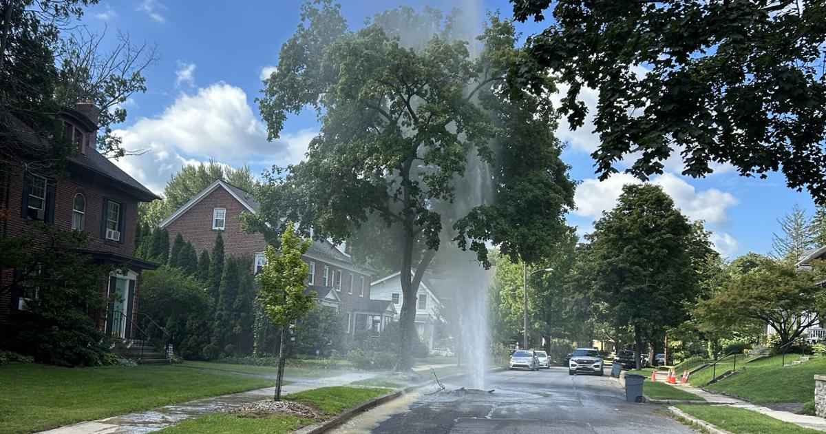 Crews on scene working to resolve water main break in Wyomissing | Reading Area