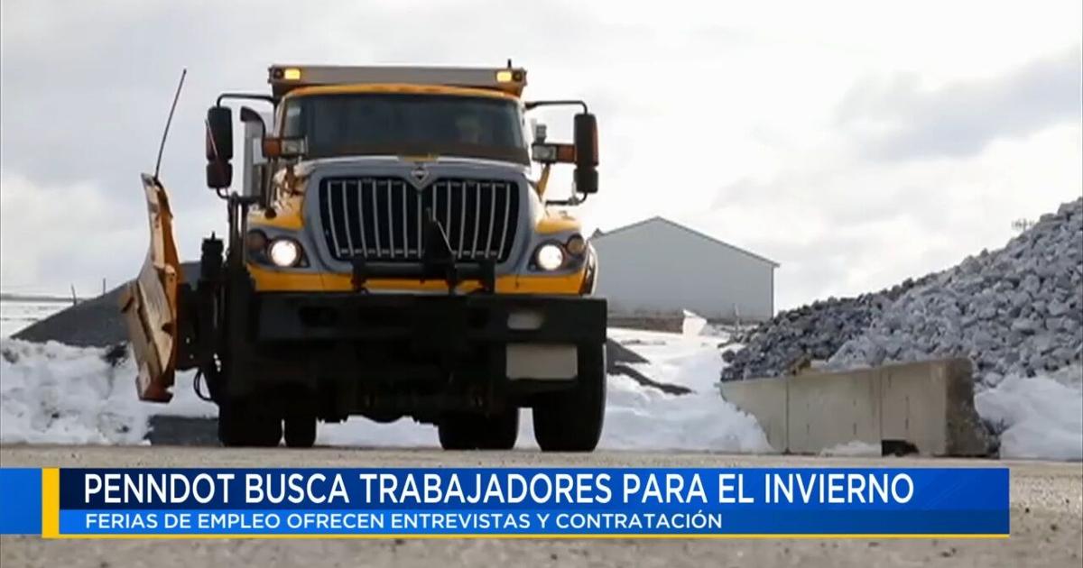 PennDOT busca trabajadores para la temporada de invierno | Noticias