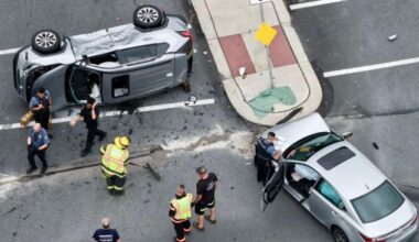 Northampton County rollover crash sends one person to hospital | Bethlehem Area