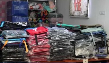 Volunteers in Philadelphia prepare personalized backpacks for children