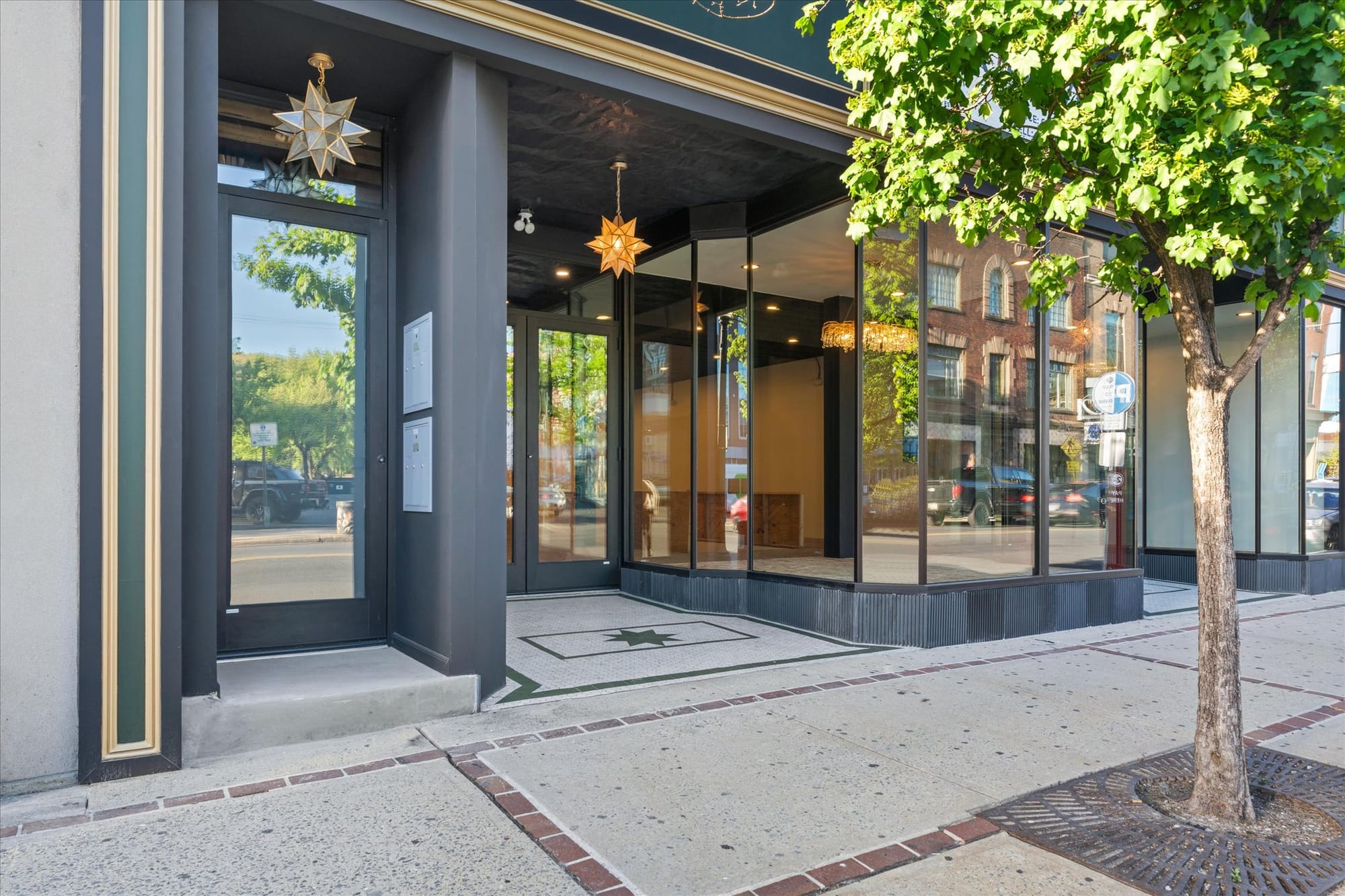 Before and after photos of 'The Emerald on Third,' a mixed-use property now available for sale/lease in the South Side Histor