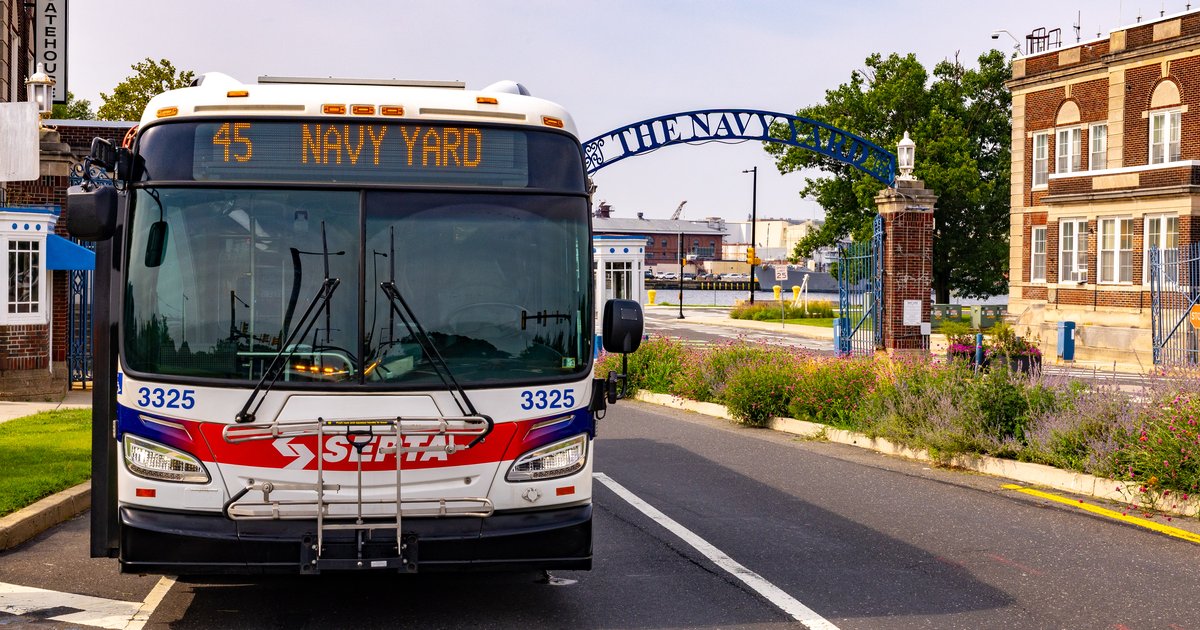 SEPTA's new Navy Yard Route 45 bus to run seven days a week