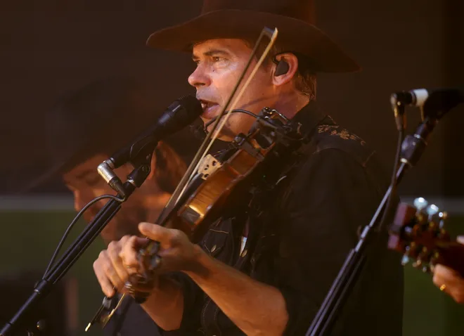 Old Crow Medicine Show band members perform at the Rebich Investments Amphitheater in Erie, Pa., on Aug. 5, 2026. You might also enjoy Photo gallery of big-name musicians, bands that have played Erie PA