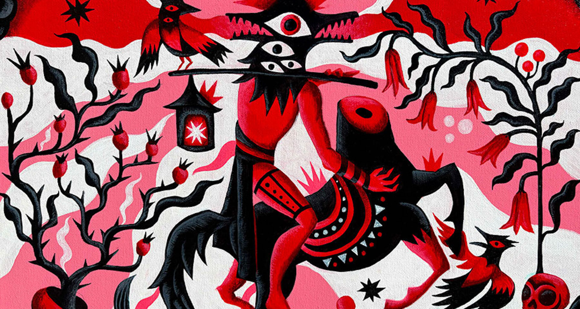 See surrealistic folklore and a Sexy Hot Dog in galleries this month