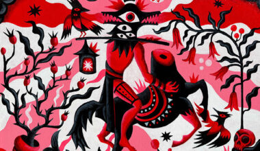 See surrealistic folklore and a Sexy Hot Dog in galleries this month