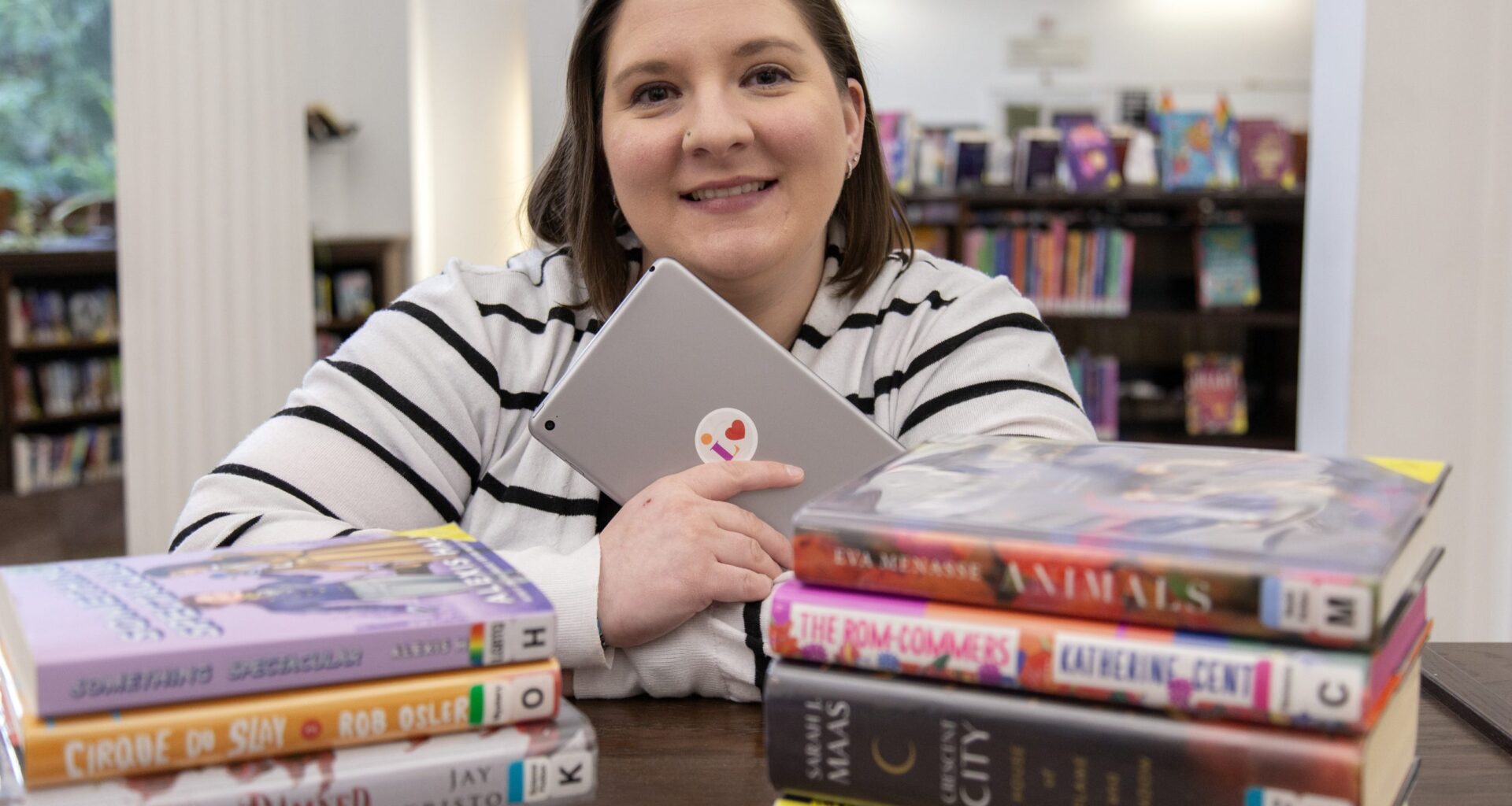 The library was there when she needed it. Now, she’s paying it forward.