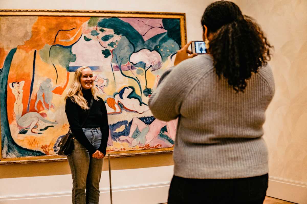 Henri Matisse. Le Bonheur de vivre, also called The Joy of Life, between October 1905 and March 1906, Oil on canvas. The Barnes Foundation, BF719.