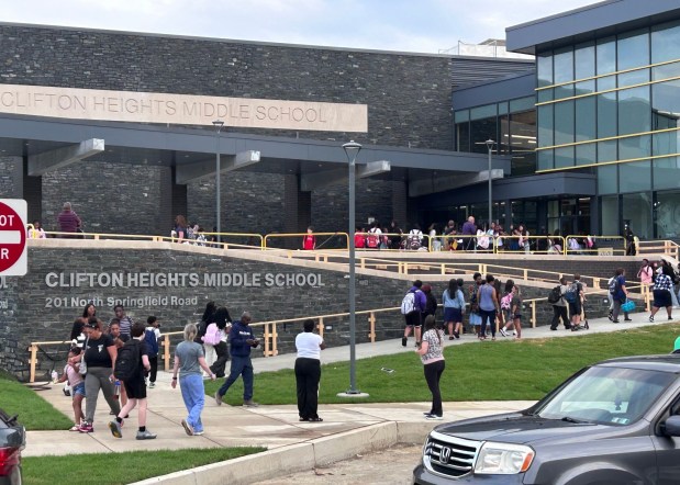 The Clifton Heights Middle School will relieve crowding in the two other middle schools in the district. (PETE BANNAN-DAILY TIMES) 