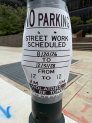 A sign posted on Thursday, Aug. 20, 2026.