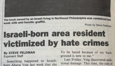 Remember When: Antisemitic Vandalism - Philadelphia Jewish Exponent