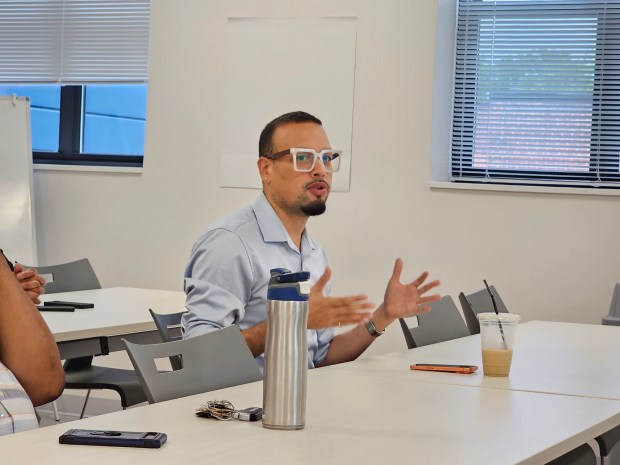 City Councilman Jaime Baez Jr., whose family relied on public assistance when he was growing up, said he supports placing some responsibility on people who are able to work. (MICHELLE LYNCH/READING EAGLE)