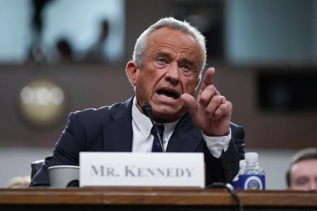 Robert F. Kennedy Jr. appears before the Senate Finance Committee.