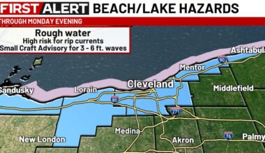 National Weather Service warns of dangerous Lake Erie swimming conditions