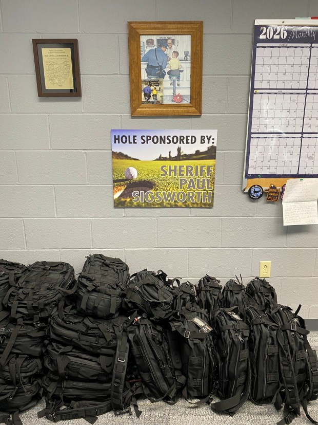 Erie County Health Department recently delivered advanced .511 trauma bags to area law enforcement offices in the county. These are trauma response bags designed to immediately provide essential care supplies for emergency situations involving severe accidents, injuries, or casualties. (Submitted)
