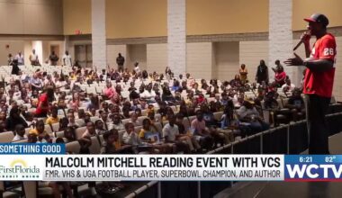 Something Good: Malcolm Mitchell reading event with Valdosta City Schools