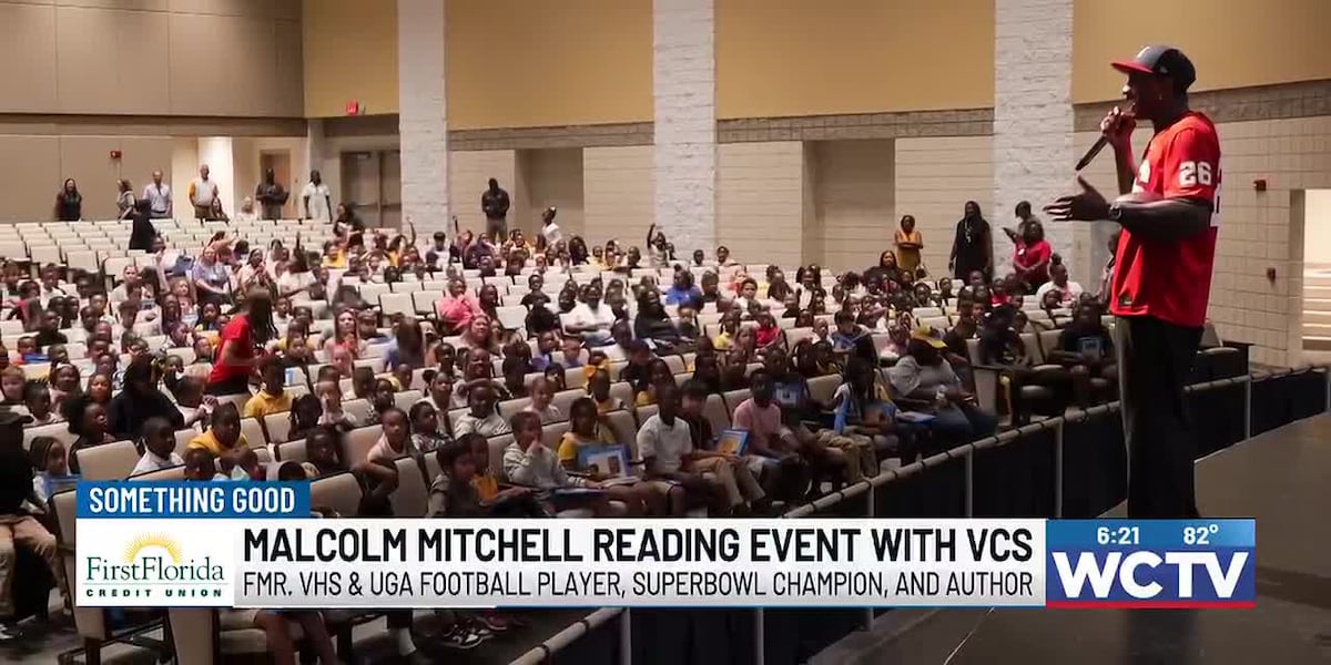 Something Good: Malcolm Mitchell reading event with Valdosta City Schools