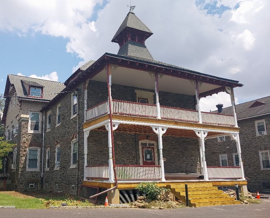 Roxborough Home for Women front porch project nears completion