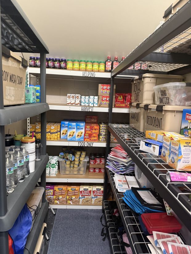 Helping Harvest now operates school pantries, including the Spartan Station in the Wyomissing School District. (Courtesy of Helping Harvest)