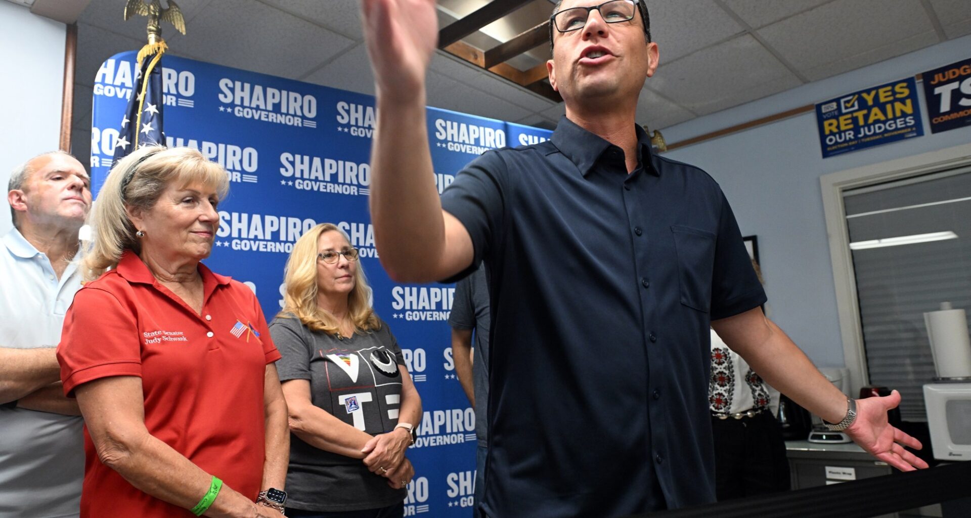 Gov. Josh Shapiro rallies Berks Democrats in Reading