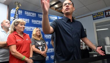 Gov. Josh Shapiro rallies Berks Democrats in Reading
