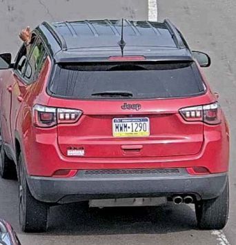 Bern Township police are seeking tips in a theft from a vehicle at a garage on Route 183. (Crime Alert Berks County)