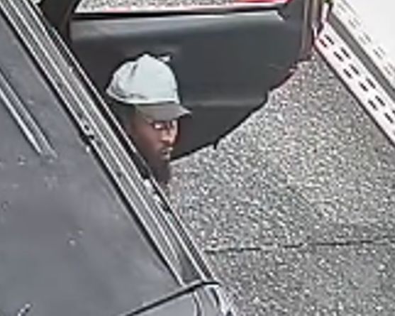 Bern Township police are seeking tips in a theft from a vehicle at a garage on Route 183. (Crime Alert Berks County)