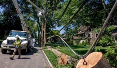 Suburban communities like Merion Station were impacted by a microburst storm last month.