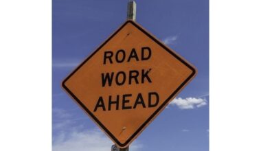 Route 422 lane closure in Reading this weekend