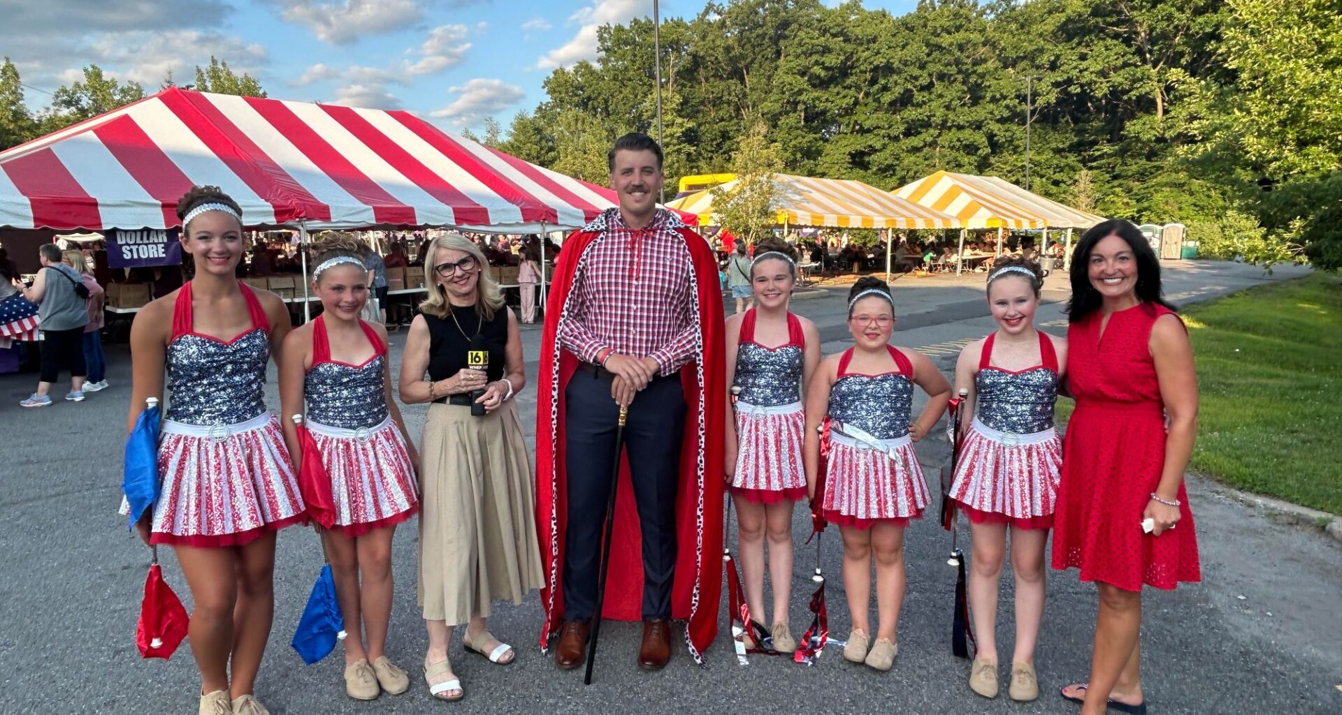 Double "R" Twirlettes support St. Joseph's Center telethon
