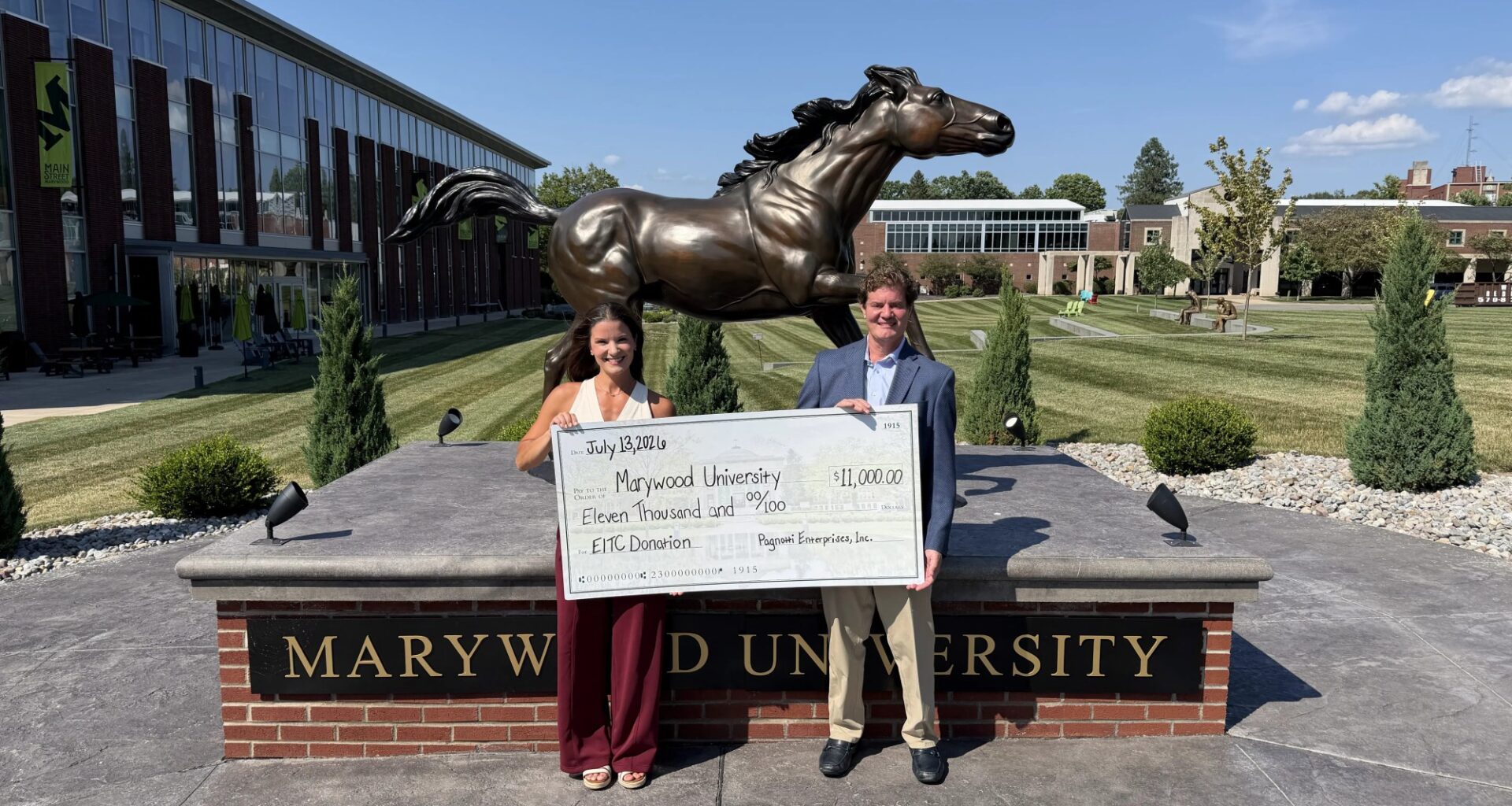 Marywood University receives EITC donation from Pagnotti Enterprises – Scranton Times-Tribune