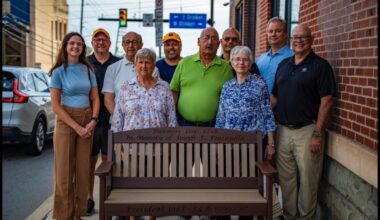 Dunmore Lions Club bench dedication – Scranton Times-Tribune