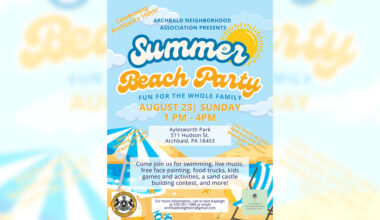 Archbald Beach Party to be community event, reminder of natural resources