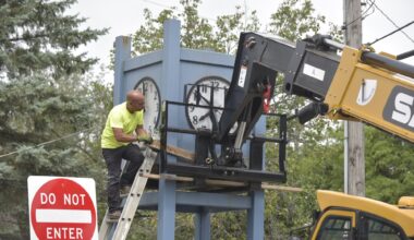 Clarks Summit clock tower dismantled