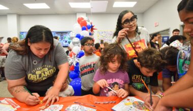 Kids learn about wellness at Wright Center event